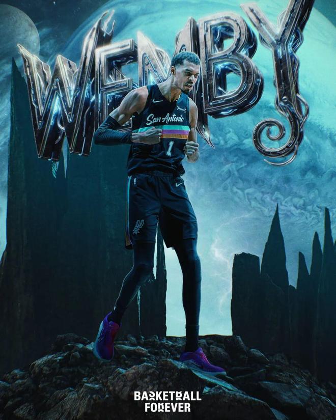 文班亚马连续两场40+两双创马刺队史纪录，成N